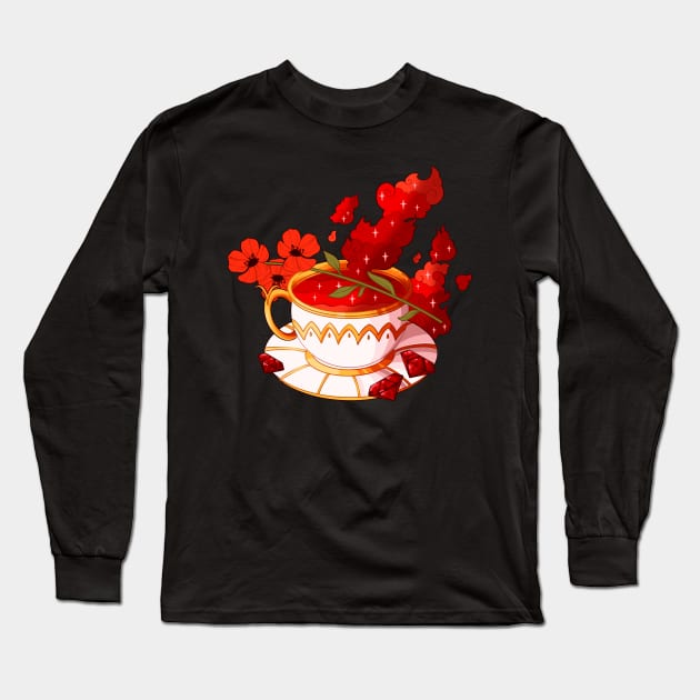 Aries Tea Long Sleeve T-Shirt by MidnightTeashop